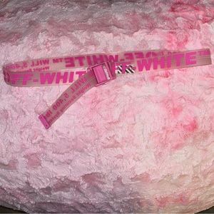 Pink Off-White Belt